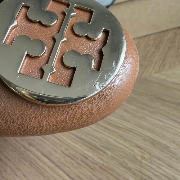 Tory Burch Claire ‘Royal Tan’ Women Ballet Flats - SZ 6 - Picture 11 of 16